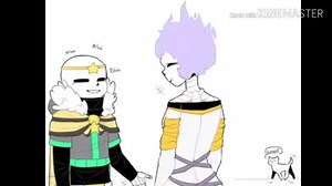 [Undertale AU]cross x dream comic dub