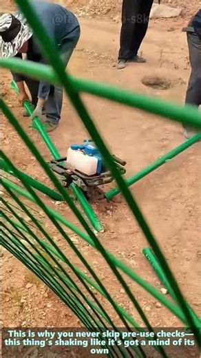 Post Hole Digger Malfunction: Two Men vs. a Runaway Machine