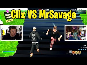 MrSavage VS Clix 1v1 Buildfights!