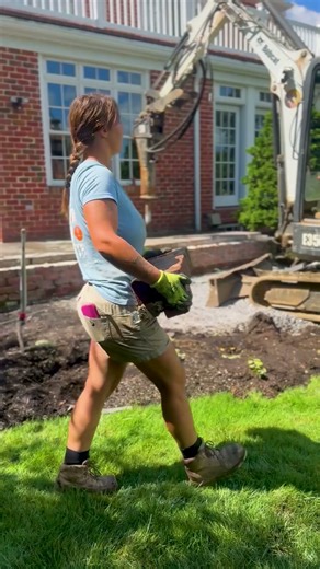 Concrete Patio Demo ⛏️ #construction #concrete #demo
