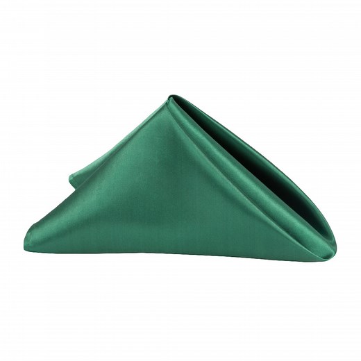 Satin Napkin 20"x20" - Emerald Green - CV Linens™