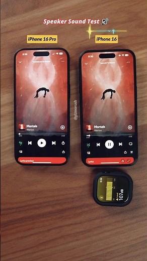 iPhone 16 Vs 16 Pro Speaker Sound Test Comparison