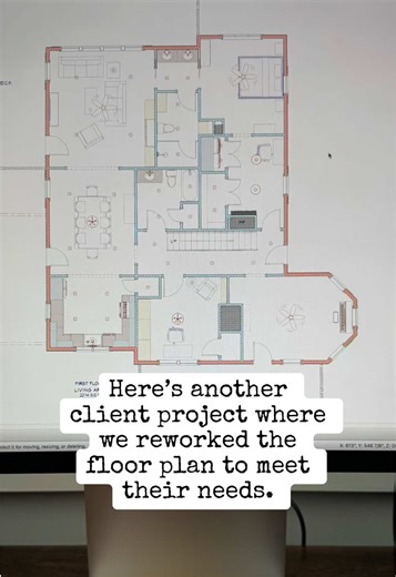 This home has been in the family for generations, and the goal was to make sure it stays that way. 🏡 We reworked parts of the floor plan, added a two-story addition, and created a clear plan they can hand off to their contractor. If your home needs the same kind of thoughtful rework — let’s talk!