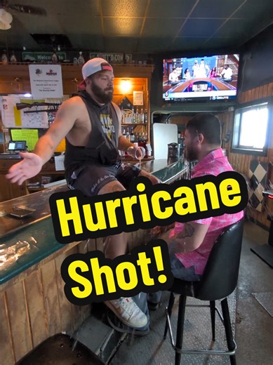 SLAPPY NEW YEAR!!! A lot of people tell us we should try new things... maybe we should make Hurricane Shots a thing??? 🤔 #comedy #hurricaneshot #slap #bakervillebar