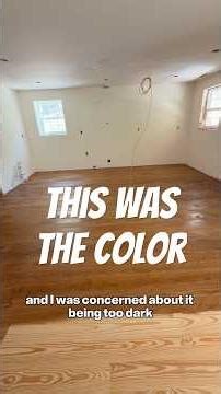 We Finally Chose the Floor Stain for our Farmhouse