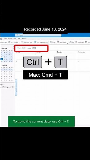 Outlook calendar shortcuts to make work life easier #microsoft #outlook #microsoftoutlook #workhacks
