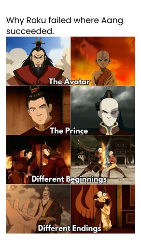 Why Roku FAILED Where Aang Succeeded #avatarthelastairbender #atla #avatar #aang#zuko #legendofkorra