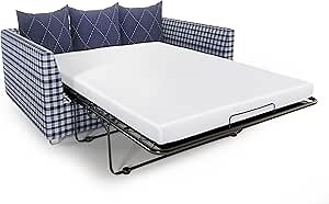 4.5 Inch Memory Foam Sofa Bed Replacement Mattress for Full Size Sleeper | Oeko-TEX| CertiPUR-US Certified | Washable Cover(Sofa Not Included)
