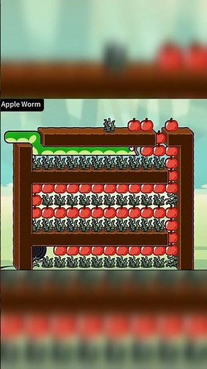 Apple Worm Game #brainpuzzle #gameplay #shorts #shortvideo #mindblown #appleworm #npg #npggamer