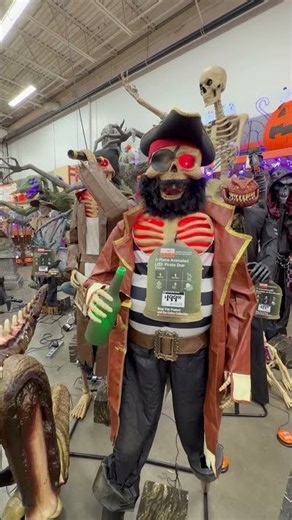 New 2026!! Animated Pirate duo Animatronic #halloween#scary#cool #halloweendecor#pirates #homedepot