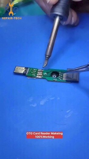 OTG Card reader makeing for mobile Click below to watch the full video #repairtech | M A Sohel