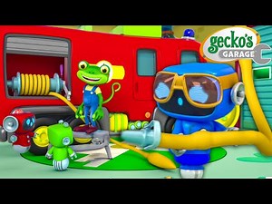 The Mechs Become Fire Fighters! | Gecko's Garage | Mechanical Misadventures
