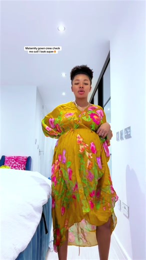 Stylish Maternity Gown Reveal