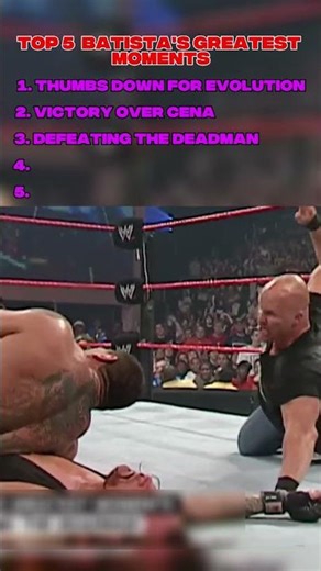 Top 5 Batista Greatest Moments