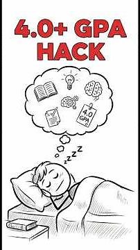 The 4 0 GPA Secret It Happens While You Sleep #studyhacks #4.0GPA