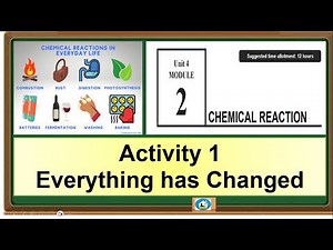 Science10 Quarter 4 Module 2 Activity 1 - Everything has Changed (Experiments on chemical reactions)