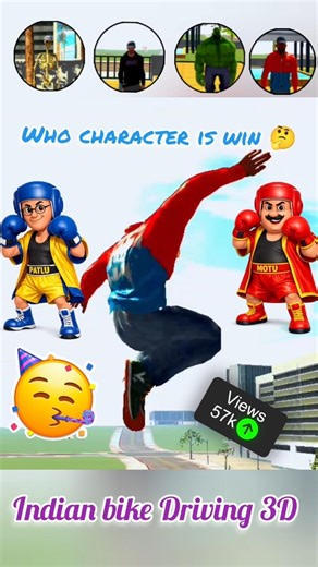 New character Jumping challenge 🤔 ll Indian Bike Driving 3D #gta #viralvideo #gaming #shorts