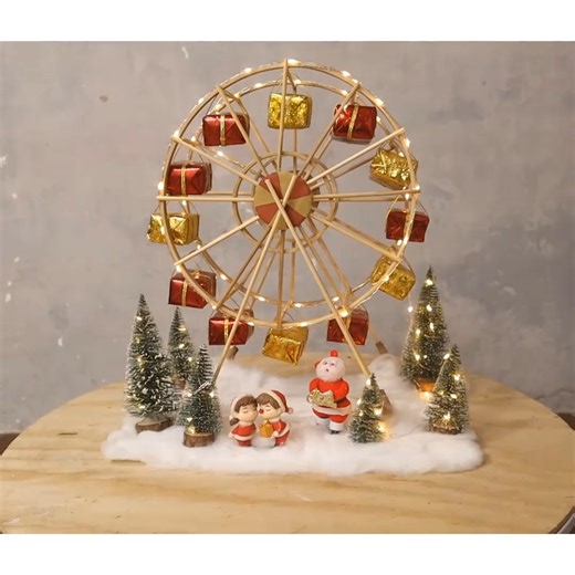 955K views · 10K reactions | DIY Christmas Ferris wheel decoration | Life and Fun Story | Facebook