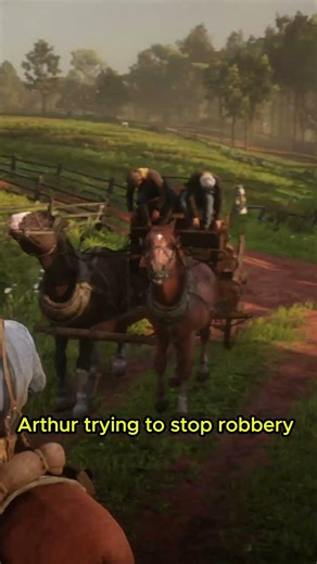 Arthur trying to stop robbery #rdr2 #arthurmorgan #gaming