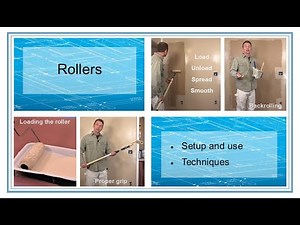 Learn how to paint with a roller Part 2 of 3 - Fundamentals of Painting - Trades Training Video