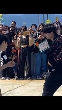 TRAINEE A WOOCHAN & JIHOON DANCE | FIRST BUSKING VENICE BEACH 20220327
