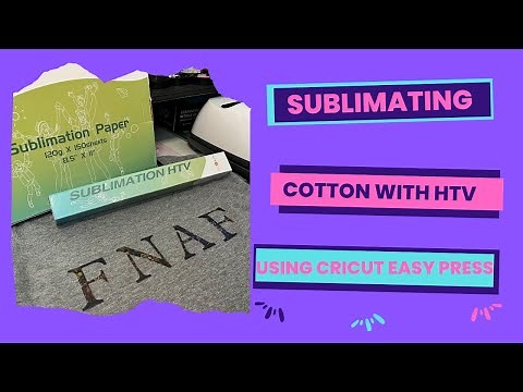 HTVRONT Sublimation HTV Sublimation Paper and Cricut Easy Press