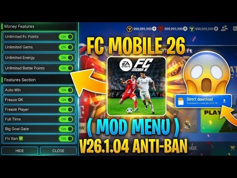 FC Mobile 26.1.04 Latest Version Mod Menu Download With Unlimited Money