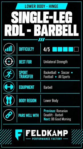 How To Do A Single-Leg Barbell RDL (Correct Form)