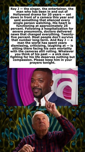 💔 Ray J Broke Down On Camera Revealing His Heart Is Only Working At 25 Percent #rayj #shorts #singer