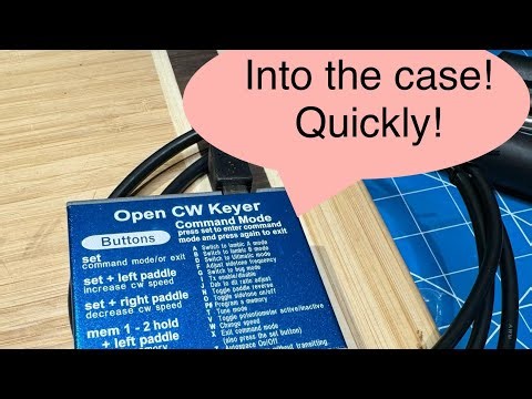 Open CW Keyer - Part 2 of 3 - into the case!