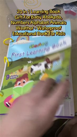 20 in 1 Waterproof Learning Book for Toddlers