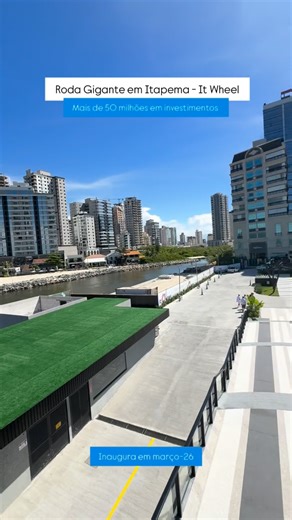 Diego Waltrick on Instagram: "Investidores privados. O empreendimento foi viabilizado por um grupo de investidores que está aportando cerca de R$ 50 milhões no projeto, com a expectativa de retorno econômico ao longo dos próximos anos. É um capital privado para criar e operar a atração turística A It Whell terá 60 metros de altura e promete ser o novo cartão postal de Itapema e Porto Belo @pantanalnegociosimobiliarios @pier_oporto @itapemasc"