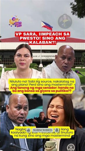 VP SARA IMPEACHMENT PLOT NAGLABASAN! SENADOR BATO MAY TINUTURO!