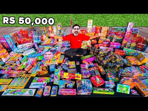 New 2025 Diwali Stash Worth ₹500000 Testing Firecrackers worth Rs 5 lakh🔥🔥