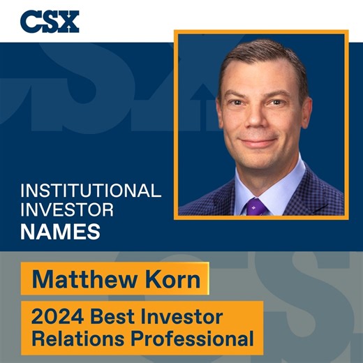 5.2K views · 59 reactions | Congratulations to Matthew Korn, CSX’s...