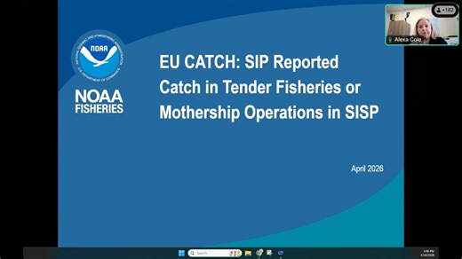 Webinar - Technical Discussion: EU Reported Catch - NOAA Fisheries Video Gallery