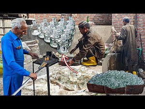 How Waste Glass Bottles Becomes into Millions of Perfume Bottles | Complete Manufacturing Process