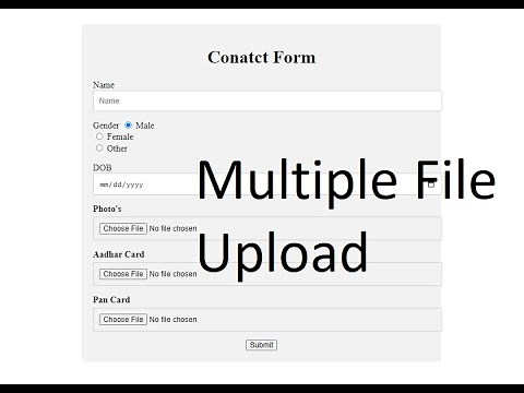 Upload Multiple Files with Google Apps Script | Web Application Tutorial