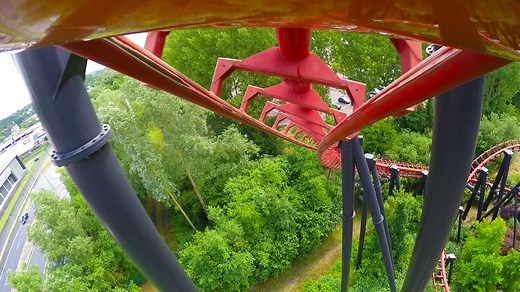 288K views · 2.6K reactions | Take a front seat ride on Walibi Belgium's Vampire! | Theme Park Review | Facebook