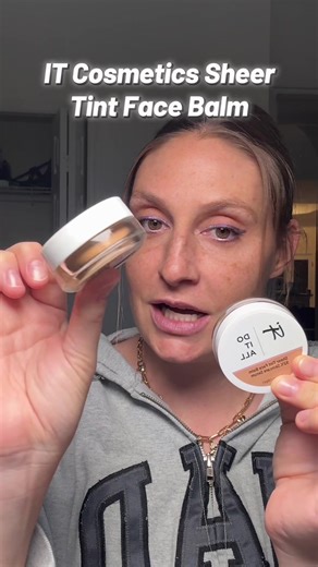Testing and reviewing the new @IT Cosmetics sheet tint balm!!! I really love this - I think it’s more everyday friendly for me than their cc cream, which is heavier and more coverage. I also just saw that this is included in the diamond/platinum 21 days of beauty which is live today, so you can get it for 50% off which is amazing #newmakeup #ulta21daysofbeauty