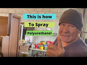Old Wood Worker Explains How To Apply The Final Coat Of Polyurethane!