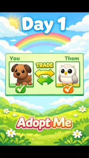 ADOPT ME: Going from nothing to an OWL #adoptmeroblox #roblox #adoptme #adoptmepets #adoptmetrades