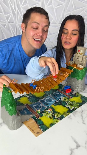 Classic board game forbidden bridge #boardgames #Games #Couple | Heyimdanizzo
