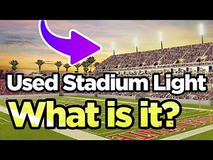 What are Used Football Stadium Lights? Where do they Come From?