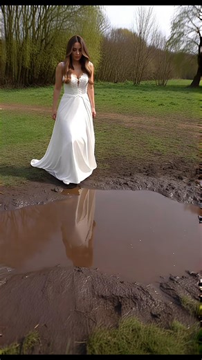 Wedding Dress vs Mud