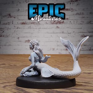Mermaid of 3 DND Miniatures Deep Sea Mysteries Collection Dungeons and Dragons Mini Resin 3d Printed Merfolk - Etsy