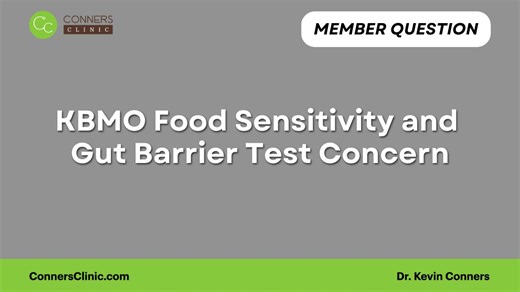 KBMO Food Sensitivity and Gut Barrier Test Concern -=- PRIVATE...