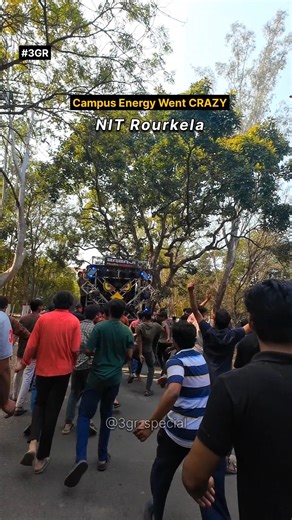 High Mood. High Energy. NIT Rourkela 🔥 #collegelife #campusvibes #fun #dance #NITRourkela #3gr