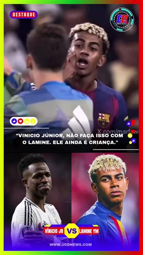 ⚡️- Vinicio júnior, não faça isso com o lamine yamal, por favor 🙏🏻🙏🏻😭😭