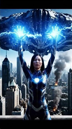 Super girl fight with Aliens 👽😳 #shorts #ai #amazing #entertainment